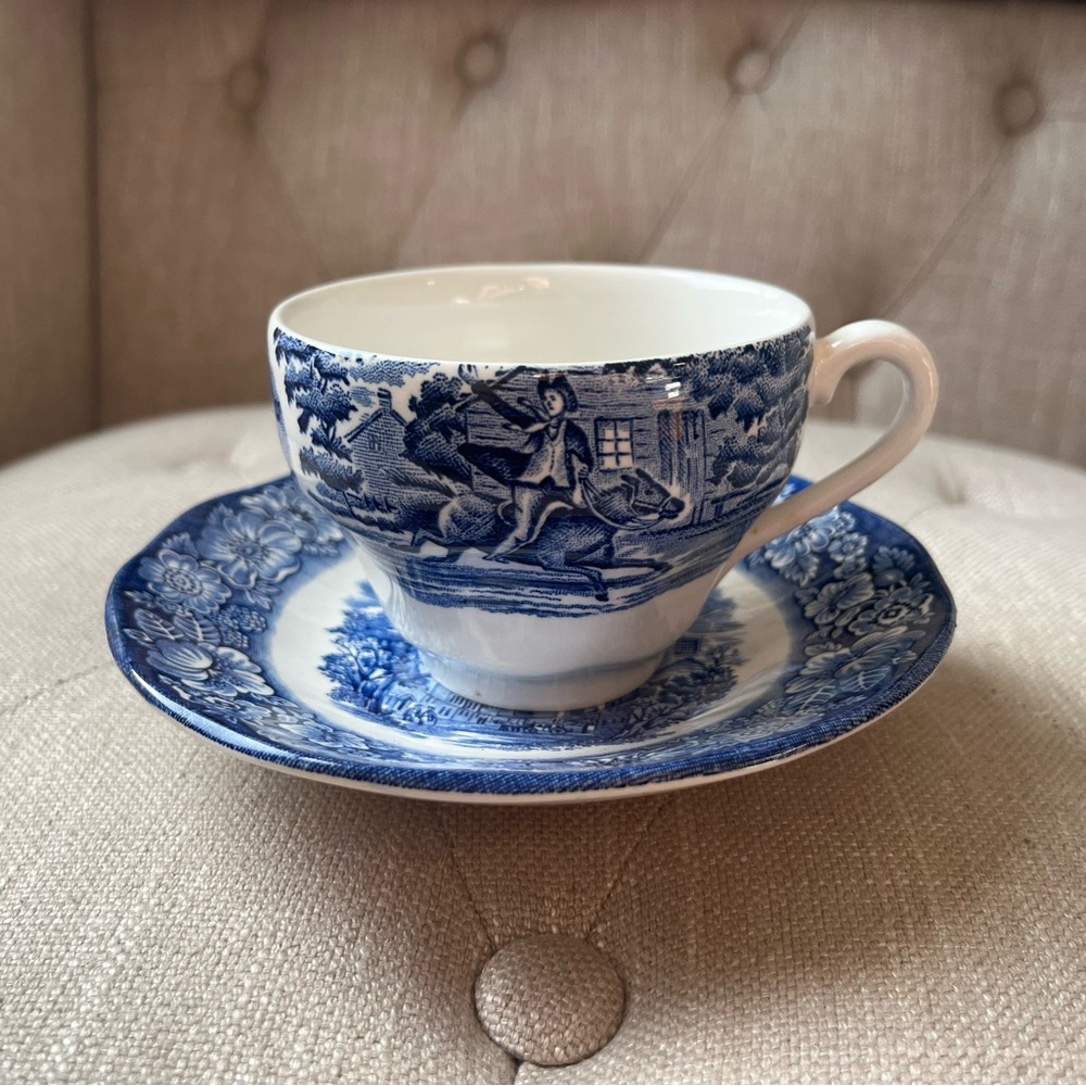 Elegant Liberty Blue & white ceramic set.